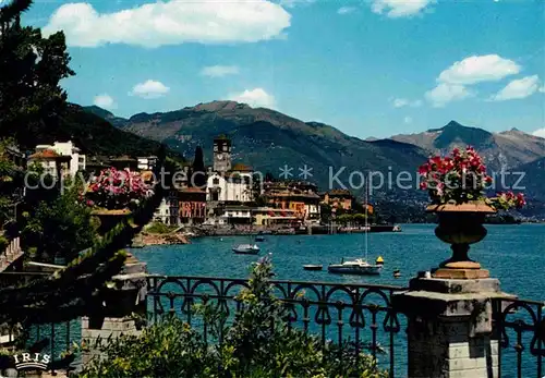 AK / Ansichtskarte Brissago TI Lago Maggiore Panorama Kat. Brissago