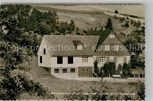 AK / Ansichtskarte Liesen Pension Haus Liesenfeld Kat. Hallenberg