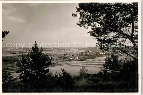 AK / Ansichtskarte Bromskirchen Panorama Blick vom Waldrand aus Kat. Bromskirchen