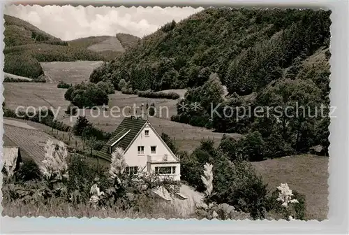 AK / Ansichtskarte Liesen Pension Liesetal Landschaftspanorama Luftkurort Kat. Hallenberg