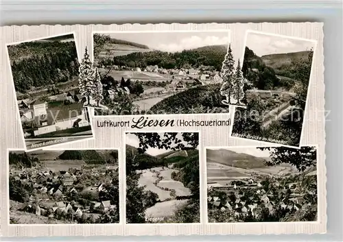 AK / Ansichtskarte Liesen Panorama Nuhnatal Liesetal Luftkurort Kat. Hallenberg