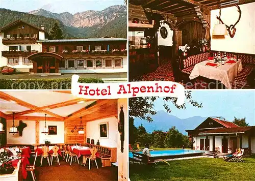 AK / Ansichtskarte Bayerisch Gmain Hotel Alpenhof  Kat. Bayerisch Gmain