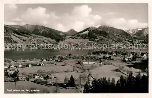 AK / Ansichtskarte Bad Wiessee Tegernsee Panorama