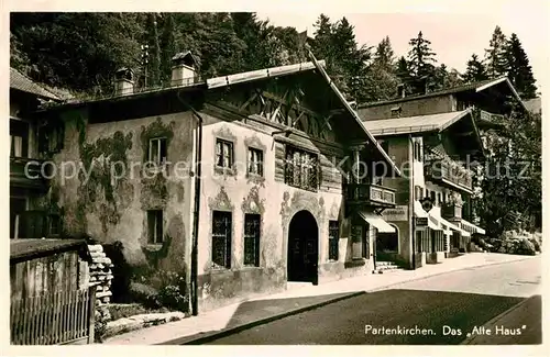 AK / Ansichtskarte Partenkirchen Das Alte Haus Kat. Garmisch Partenkirchen