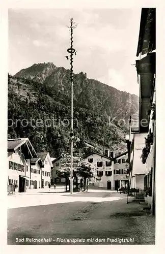 AK / Ansichtskarte Bad Reichenhall Floriansplatz Predigtstuhl Kat. Bad Reichenhall