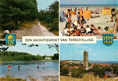 AK / Ansichtskarte Terschelling Strand Panoramen Kat. Niederlande