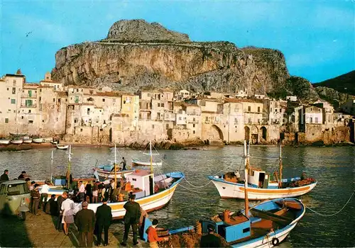 AK / Ansichtskarte Cefalu Hafen Kueste Kat. Palermo