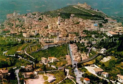 AK / Ansichtskarte Assisi Umbria Panorama Flugbild Kat. Assisi