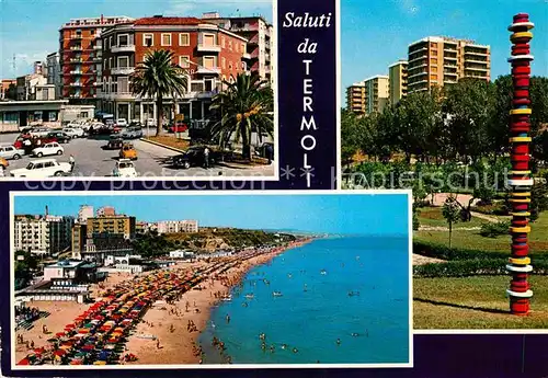 AK / Ansichtskarte Termoli Luftaufnahme Strand Panorama Kat. Campobasso