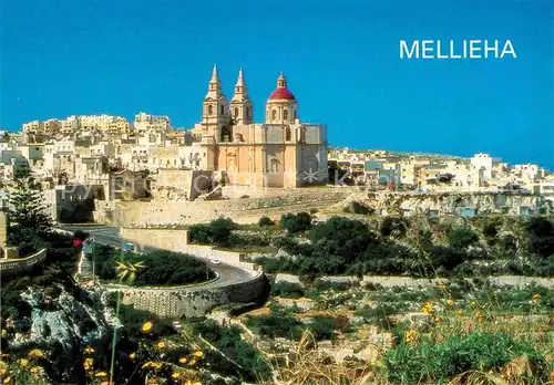 AK / Ansichtskarte Mellieha Kirche Panorama Kat. Malta