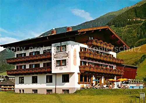 AK / Ansichtskarte Hinterglemm Saalbach Hotel Pension Unterschwarzachhof
