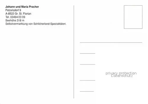 AK / Ansichtskarte St Florian Bauernhof Urlaub bei Familie Pracher Kat. Oesterreich