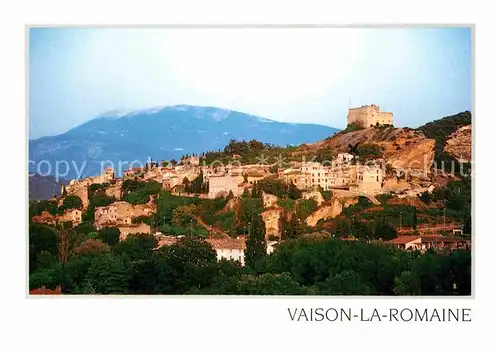 AK / Ansichtskarte Vaison la Romaine Vaucluse Panorama Burg Kat. Vaison la Romaine