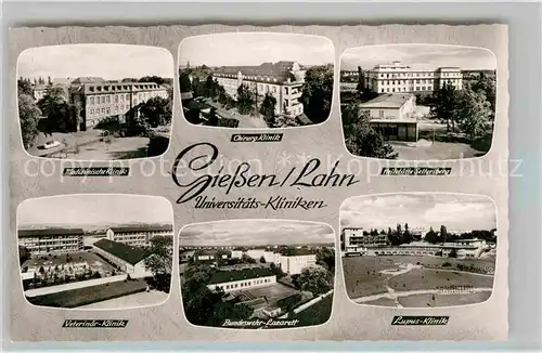 AK / Ansichtskarte Giessen Lahn Universitaetskliniken Bundeswehr Lazarett Heilstaette Seltersberg Bromsilber Kat. Giessen