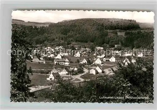 AK / Ansichtskarte Liesen Panorama Luftkurort Kat. Hallenberg