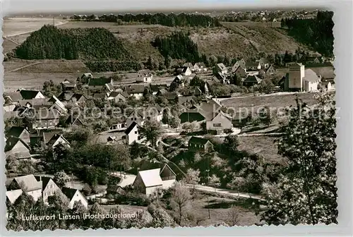 AK / Ansichtskarte Liesen Ortsansicht mit Kirche Luftkurort Kat. Hallenberg