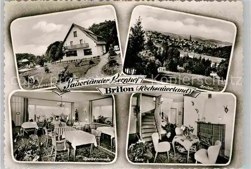 AK / Ansichtskarte Brilon Gaestehaus Sauerlaender Berghof Panorama Kat. Brilon