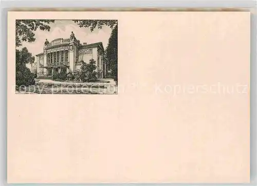 AK / Ansichtskarte Giessen Lahn Stadttheater Kuenstlerkarte Kat. Giessen
