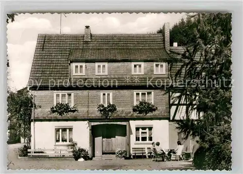 AK / Ansichtskarte Liesen Pension Haus Jaegerhof Luftkurort Kat. Hallenberg