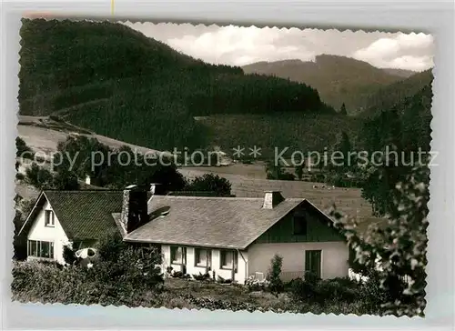 AK / Ansichtskarte Liesen Pension Hilgenberg Landschaftspanorama Luftkurort Kat. Hallenberg