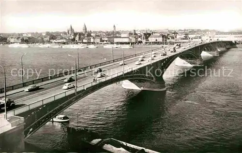 AK / Ansichtskarte Mainz Rhein Rheinbruecke