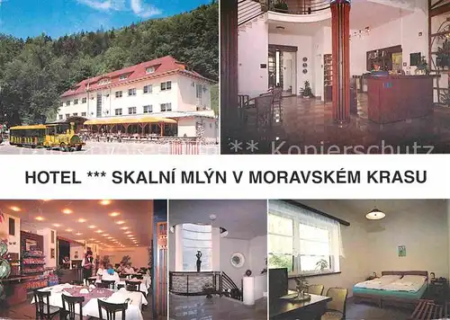 AK / Ansichtskarte Moravsky Kras Hotel Skalni Mlyn