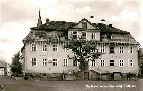 AK / Ansichtskarte Sachsenhausen Waldeck Rathaus Kat. Waldeck