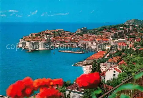 AK / Ansichtskarte Dubrovnik Ragusa Panorama Hafen Kat. Dubrovnik
