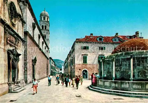 AK / Ansichtskarte Dubrovnik Ragusa Onofriusbrunnen Kat. Dubrovnik