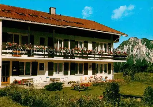 AK / Ansichtskarte Kornau Oberstdorf Hotel Pension Nebelhornblick Kat. Oberstdorf