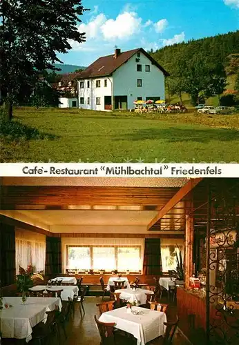 AK / Ansichtskarte Friedenfels Cafe Restaurant Muehlbachtal Gaststube Kat. Friedenfels
