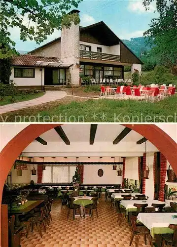 AK / Ansichtskarte Eusserthal Restaurant Cafe Birkenthaler Hof Gastraum Kat. Eusserthal