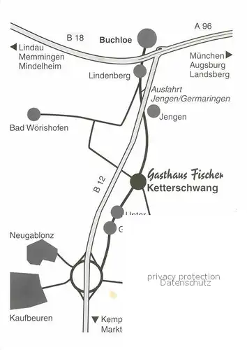 AK / Ansichtskarte Ketterschwang Gasthaus Fischer Kat. Germaringen