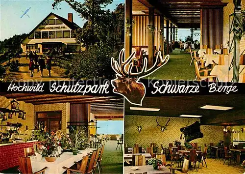 AK / Ansichtskarte Vahrendorf Siedlung Hochwild Schutzpark Schwarze Berge Parkrestaurant Kat. Rosengarten