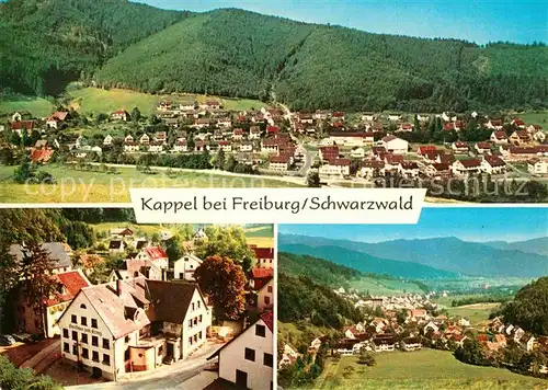 AK / Ansichtskarte Kappel Freiburg Breisgau Panorama Teilansichten Kat. Freiburg im Breisgau