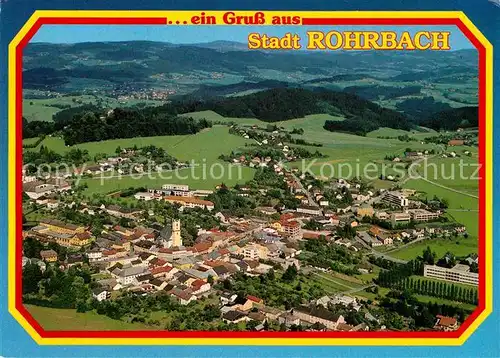 AK / Ansichtskarte Rohrbach Oberoesterreich Fliegeraufnahme Kat. Rohrbach in Oberoesterreich