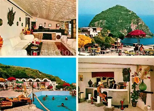 AK / Ansichtskarte Ischia Hotel Romantica Terme Gastraum Bar Schwimmbad Terrasse Kat. 