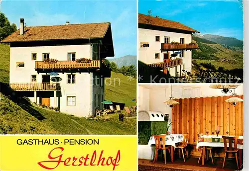 AK / Ansichtskarte Burgeis Fuerstenburg Gasthaus Pension Gerstlhof Gaststube Kat. 