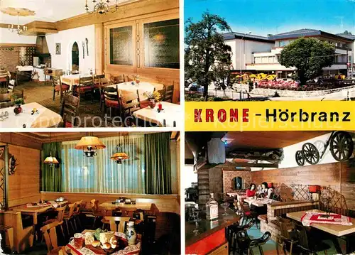 AK / Ansichtskarte Hoerbranz Bodensee Kronengaststaetten Gastraeume Bar