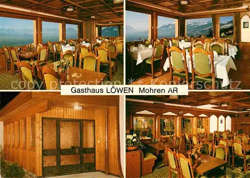 AK / Ansichtskarte Mohren AR Gasthaus Loewen Gastraeume