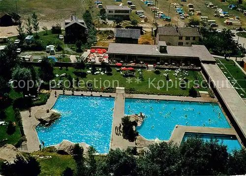 AK / Ansichtskarte Brigerbad Thermal Schwimmbad Fliegeraufnahme Kat. Brigerbad