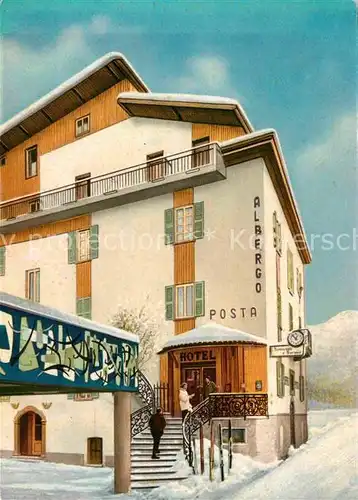 AK / Ansichtskarte Bormio Albergo Posta Kat. Italien