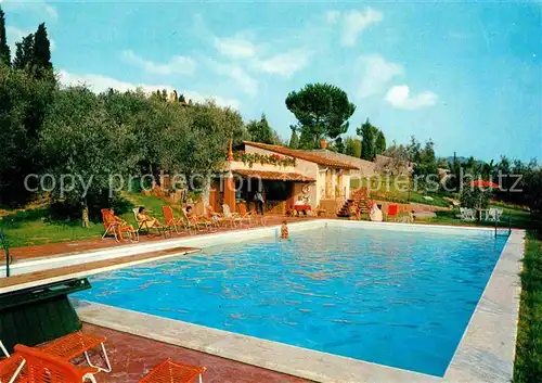 AK / Ansichtskarte Firenze Toscana Piscina dell Hotel Villa Le Rondini Kat. Firenze