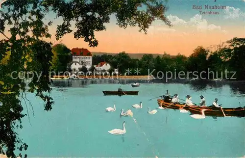 AK / Ansichtskarte Bad Nauheim Teichhaus Teichpartie Kat. Bad Nauheim