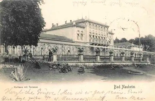 AK / Ansichtskarte Bad Nauheim Kurhaus Terrasse Kat. Bad Nauheim