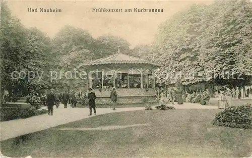AK / Ansichtskarte Bad Nauheim Konzert am Kurbrunnen Kat. Bad Nauheim