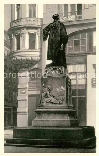 AK / Ansichtskarte Wien Gutenberg Denkmal Lugeck Kat. Wien