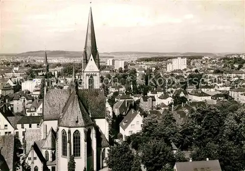 AK / Ansichtskarte Giessen Lahn Stadtbild mit Kirche Universitaetsstadt Kat. Giessen