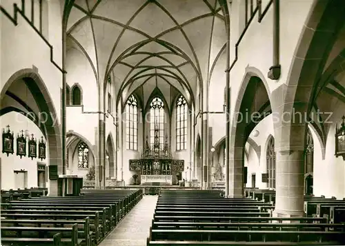 AK / Ansichtskarte Giessen Lahn St Bonifatius Kirche Innenansicht Universitaetsstadt Kat. Giessen
