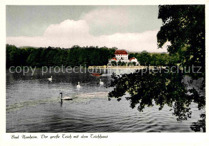 AK / Ansichtskarte Bad Nauheim Grosser Teich mit... oldhting.at